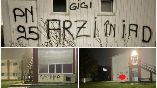 Act de vandalism la baza FCSB din Berceni! Mesajele jignitoare apărute în "casa" echipei la adresa lui Gigi Becali după plecarea lui Edi Iordănescu | FOTO EXCLUSIV