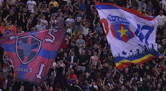 Jandarmii au amendat firma de pază de la FCSB - FC U Craiova