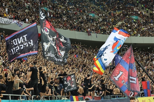 VIDEO | Atmosferă senzaţională pe Arena Naţională! Câţi spectatori au fost la FCSB - Dunajska Streda şi imaginile începutului de sezon spre finalul partidei