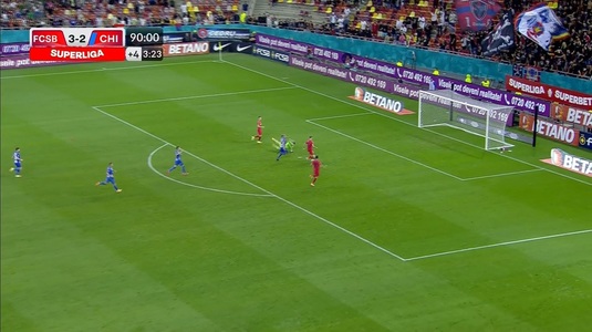 VIDEO | Darius Olaru, ratarea sezonului! Fotbalistul FCSB-ului nu a putut înscrie din câţiva metri, cu poarta goală