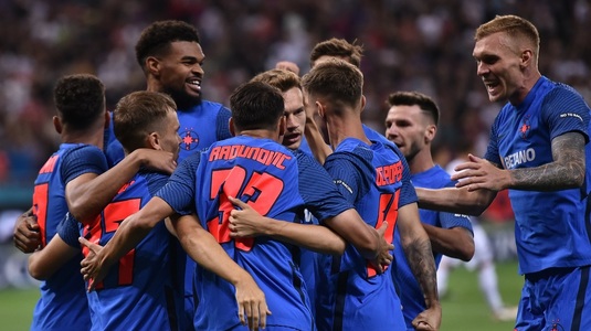 FCSB, debut ideal în returul cu Viking. Malcom Edjouma a deschis scorul chiar în debutul partidei
