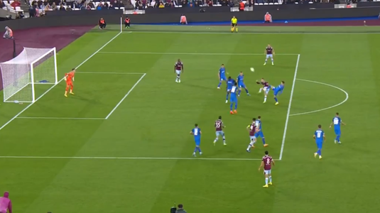 West Ham - FCSB 3-1. Englezii au întors rezultatul pe London Stadium. Cordea a marcat singurul gol al roş-albaştrilor