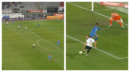 VIDEO | "Cascadorii" de la FCSB. Dawa şi Edjouma, greşeli uriaşe la golurile marcate de U Cluj!