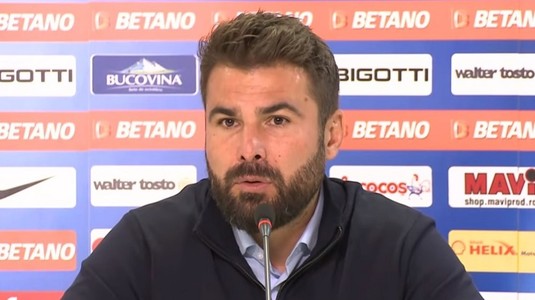 Adrian Mutu, aprig când numele lui Mihai Pintilii a fost adus în discuţie la conferinţa de presă: "Vi se pare ciudat, dar mi se pare o răutate"