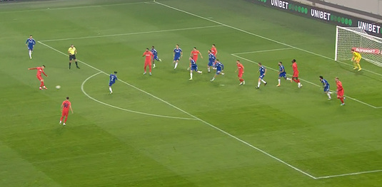 Octavian Popescu îşi continuă forma bună după plecarea lui Dică. Fotbalistul a deschis superb scorul pentru FCSB, în duelul cu FC U Craiova | VIDEO