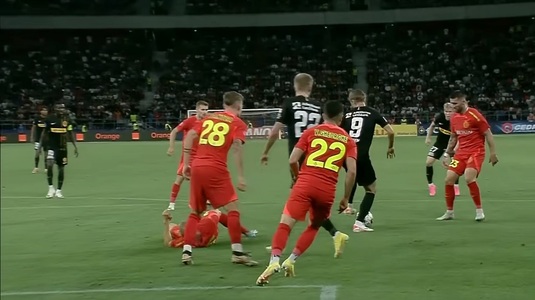 Gigi Becali s-a enervat de la TV şi i-a dictat plecarea de la FCSB pentru această fază: "Dă, bă, la poartă. Dă la poartă din opt metri"