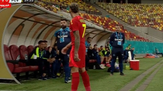 Florinel Coman a fost scos de pe teren în minutul 40! Cum a decurs faza din FCSB - Voluntari şi unde s-a îndreptat "Mbappe" | VIDEO