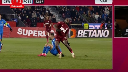 Probleme pentru Gigi Becali! Arbitrul care i-a anulat un eurogol lui Florinel Coman în acest sezon, la centru în CFR Cluj - FCSB