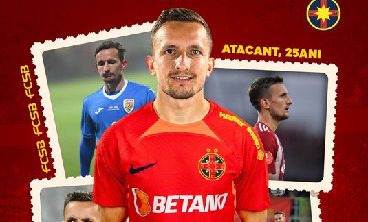 OFICIAL | Marius Ştefănescu a semnat cu FCSB! Mesajul de bun venit din partea campioanei României