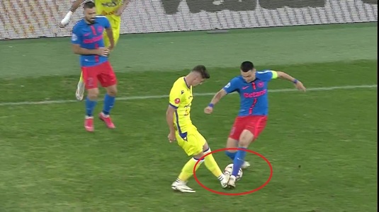 ”A fost sau nu fault?”. Verdict la unison la una dintre cele mai controversate faze din FCSB - Petrolul 