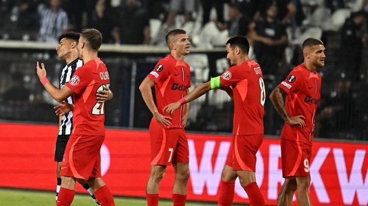 ”A jucat cu nasul rupt şi plin de sânge”. Ce jucător de la FCSB a mai avut de suferit în meciul cu PAOK: ”Arbitrul nu vrea să îl elimine”