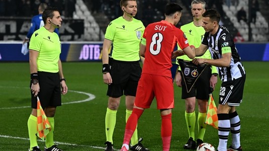 FOTO | Ce denumire a folosit televiziunea greacă pentru FCSB la meciul cu PAOK
