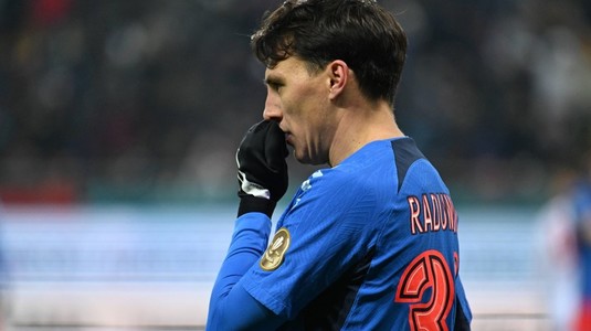 Cum arată glezna lui Radunovic după ce a fost faultat de Manea. Mihai Stoica l-a ironizat pe arbitrul Ghinguleac