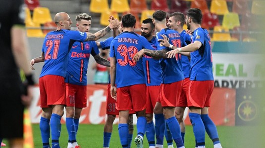 VIDEO | FCSB - CFR Cluj 3-2. Trupa lui Charalambous, pas uriaş în lupta pentru titlu. Final tensionat pe Arena Naţională