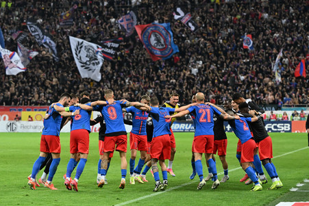 Cum a apărut hora bucuriei după golurile marcate de FCSB. De la cine a pornit totul: "A plecat de la el" | EXCLUSIV