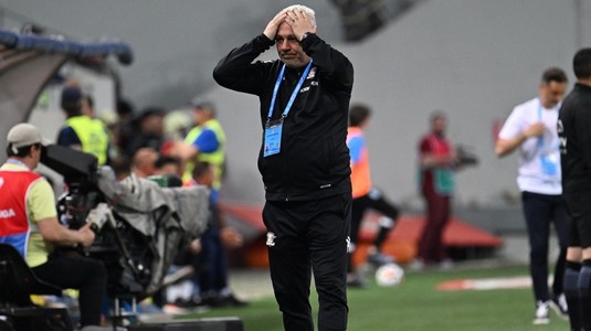 "Şutul ăla poate să-l dea orice copil de pe stradă"! Şumudică nu l-a iertat pe jucătorul FCSB după partida cu Shkendija: "N-a existat"