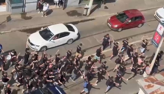 VIDEO | Shkendija, susţinută puternic la Arena Naţională. Fanii nord-macedoneni, pregătiţi de duelul cu FCSB, din preliminariile Ligii Campionilor
