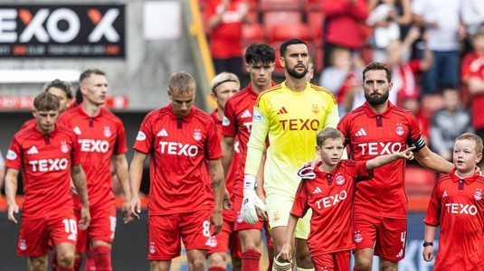 Cine este Aberdeen, posibila adversară a FCSB din play-off-ul Europa League. Scoţienii au produs o surpriză uriaşă în sezonul trecut