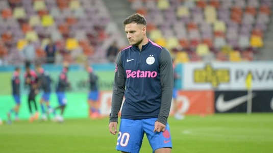 Debut cu gust amar pentru Politic, în Europa League. Mijlocaşul FCSB promite revenirea la meciul cu Craiova: "A fost un obiectiv personal"