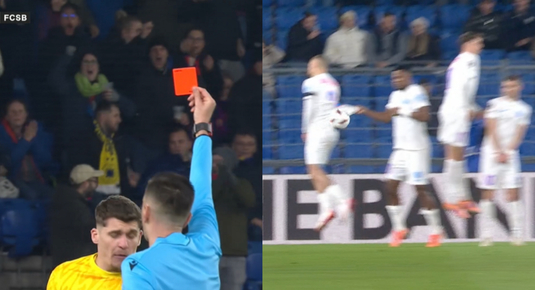 FCSB, început de coşmar! Târnovanu a luat cartonaşul roşu, iar Ngezana a făcut penalty