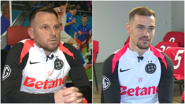 VIDEO | Olaru şi Cernat nu se tem de "infernul" de la Belgrad: "Am jucat în zona aia şi am văzut atmosfera. Sârbii sunt fanatici"