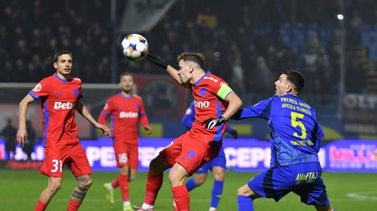 VIDEO | Unirea Slobozia - FCSB 0-2, în Superliga! Campioana s-a apropiat de play-off. Gazdele au jucat în ”10”, după intervenţia VAR