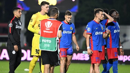FCSB, lovită de probleme înaintea meciului din Cupă! Doi jucători, OUT pentru o perioadă mai lungă