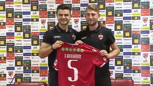 VIDEO | Dinamo şi-a prezentat ultimul transfer: "Am crescut cu Dinamo, cu Steaua. O să învăţ şi limba română"