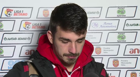 VIDEO | Sergiu Hanca nu s-a putut abţine şi a izbucnit în lacrimi, în direct: "Trebuia să dau mai mult"