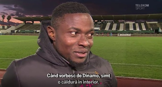VIDEO EXCLUSIV | Collins Fai plânge după Dinamo: "Eram o adevărată familie". Cum a comentat actuala situaţie a "câinilor"