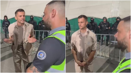 Scandal imens la porţile arenei din Miercurea Ciuc. Nicolescu, schimb de replici cu Jandarmeria şi cu stewarzii: "La firma voastră şi la clubul organizator totul e cu rea intenţie. Cine minte?"
