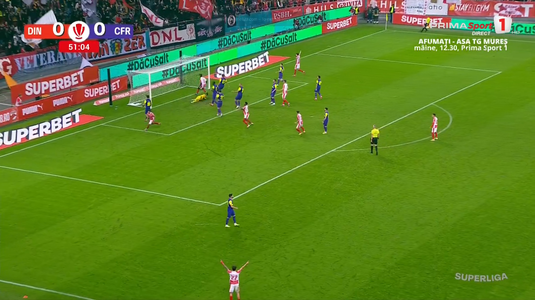 LIVE VIDEO | Dinamo Bucureşti - CFR Cluj, ACUM, în Superligă. ”Câinii” au avut un gol anulat pentru offside
