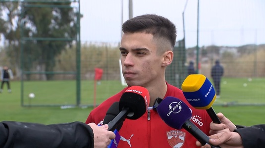VIDEO | Mazilu, la primul gol pentru Dinamo! Cîrjan şi-a sfătuit colegul după ultimul meci din cantonament: "Să tragă puţin de el"
