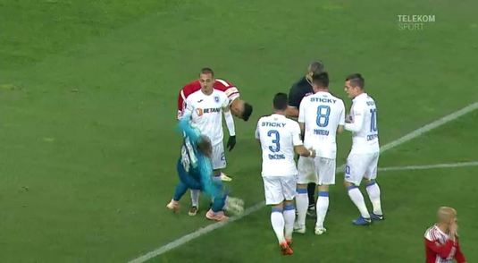 VIDEO | Nervi la Craiova. Alexandru Mitriţă eliminat pentru două simulări în 5 minute