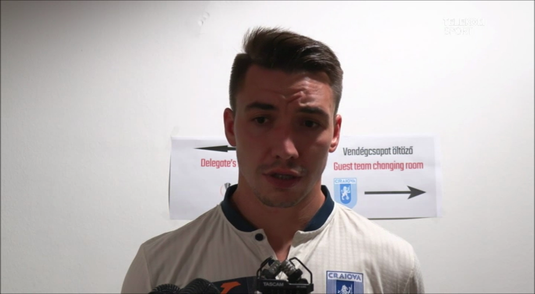 VIDEO | Oltenii au răbufnit după meciul cu Honved. Mateiu, declaraţii dure despre centralul partidei: "Nici în Antalya n-am avut un asemenea arbitru"