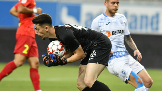 Oltenii pun sare pe rana lui Andrei Vlad după ce portarul a provocat un penalty în U Craiova - FCSB 2-1: "Cred că dacă alegea un alt drum era mai sus. A clacat"