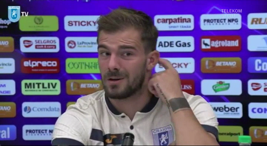 Bălaşa, acid despre faza după care s-a ales cu ochiul umflat: "Acum trebuie să ne rupă capul ca să ne dea penalty!". Ce a spus despre meci şi despre transferul lui Man la Parma