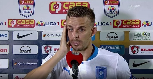 Bancu, bucuros după victoria Craiovei cu CFR: "Era ca o finală. Suntem o echipă mare, am primit gol şi nu am cedat!"