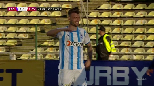 VIDEO | Spectacol total reuşit de U Craiova în deplasarea de la FC Argeş. Creţu, Markovic şi Ivan i-au umilit pe piteşteni cu goluri superbe