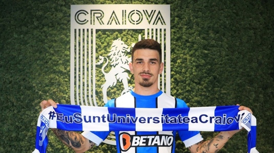 OFICIAL | Sergiu Hanca a semnat cu Universitatea Craiova
