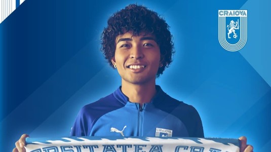 OFICIAL Universitatea Craiova a rezolvat al treilea transfer al verii. Un japonez a a ajuns în Bănie