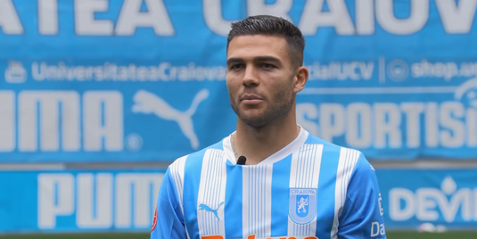 VIDEO | Samuel Teles, primul interviu după ce a semnat cu Universitatea Craiova! Mijlocaşul a avut un mesaj şi pentru Mirel Rădoi: "Am fost impresionat”