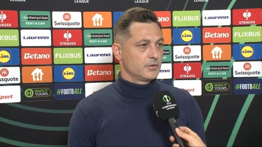 Eliminat în prima repriză cu Rapid Viena, Rădoi a rămas şocat după decizia arbitrului: "Nu aveam ce să fac. Acum e în zadar"