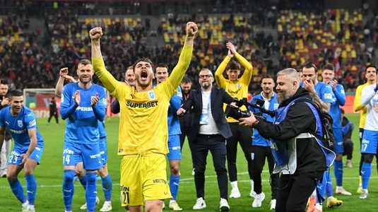 Statistică surprinzătoare! Cifra uluitoare la care a ajuns Universitatea Craiova după ce portarul Laurenţiu Popescu a oferit un assist în meciul de titlu cu U Cluj