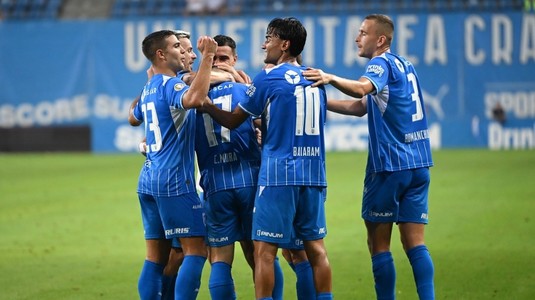 Lovitură pentru Universitatea Craiova înaintea dublei cu KuPS! Un titular are şanse minime să joace