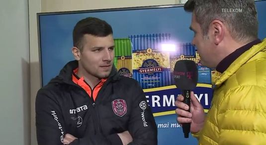 Ţucudean a revenit cu gol la CFR Cluj. Golgheterul campioanei spune că a trecut peste momentul greu: ”A fost o intervenţie uşoară şi mă bucur că am scăpat”
