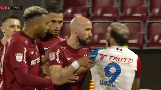 Nervii au cedat pe final în CFR Cluj - Botoşani! Păun, fault grosolan. Latovlevici şi-a luat un adversar de gât şi a fost eliminat VIDEO