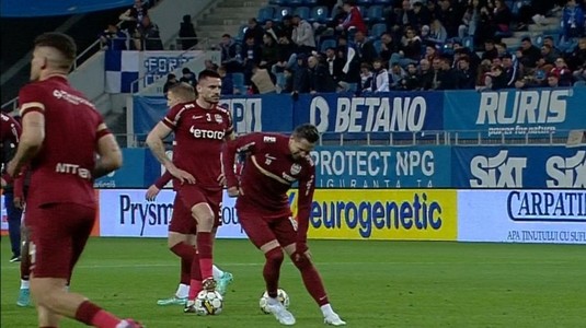 VIDEO | Emoţii pentru Dan Petrescu! Ciprian Deac a acuzat o problemă medicală la încălzire înainte de Universitatea Craiova - CFR Cluj