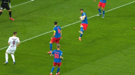 VIDEO | CFR Cluj a cerut penalty în meciul cu FCSB! Ce arată reluările