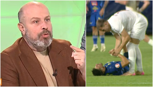 Bogdan Cosmescu a "explodat" după gestul incalificabil al fotbalistului de la CFR: "Nu îţi e ruşine? Trebuia să vină unul să-l spulbere"